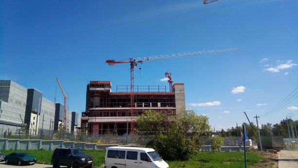 Строительство 2-ой очереди центра обработки данных Сбербанка Сколково.