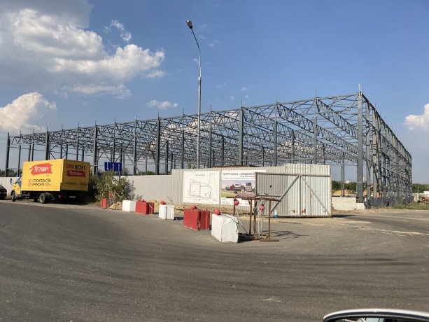 Строящийся складской комплекс  «Агора Томилино» .