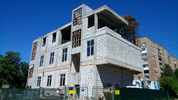 Строительство Дома детского творчества в Балашихе.