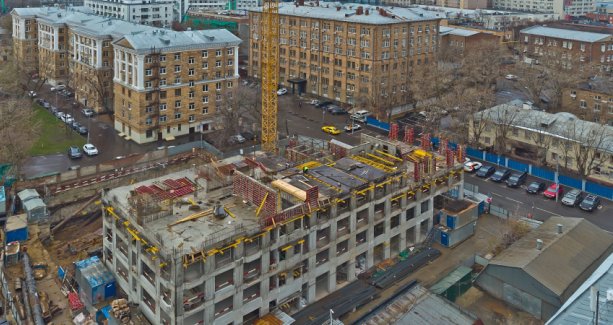 Cтроительство проекта премиум-класса Клубный дом Glorax Aura Belorusskaya​.