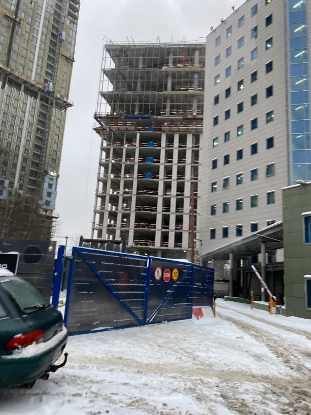 Строительство нового Бизнес-Центра GEOLOG на ул. Обручева.