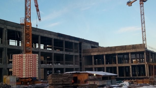 Строительство здания технологического лицея им В.И.Долгих.