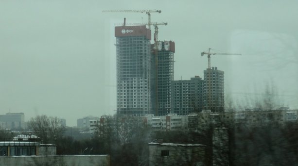 Строящийся Жилой комплекс Sky Garden в районе Покровское-Стрешнево.
