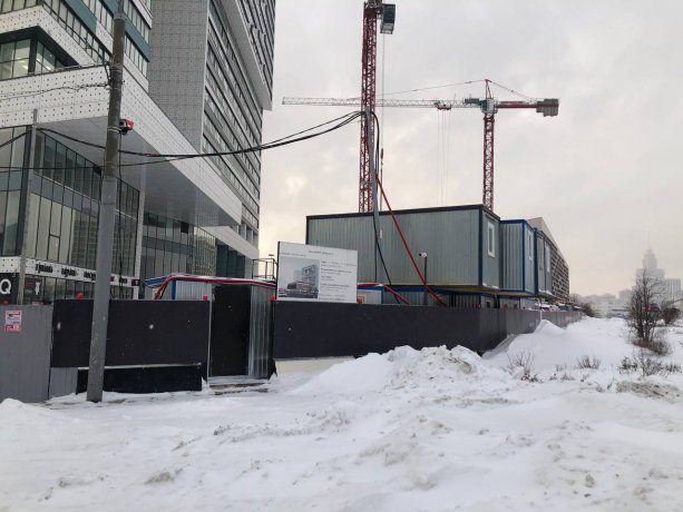 Активное строительство нового Бизнес-Центра Stone Ходынка.
