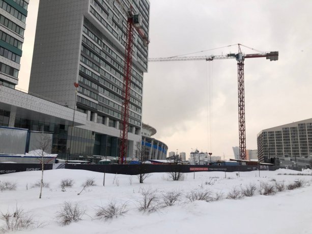 Активное строительство нового Бизнес-Центра Stone Ходынка.