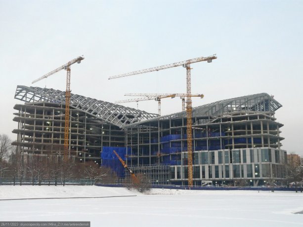 ENKA завершила монолитные работы на штаб-квартире Яндекс.