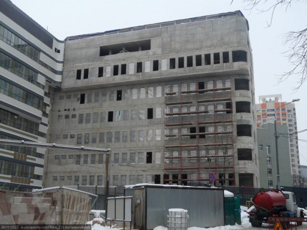 Строительство нового корпуса на 100 коек (ГКБ) №31, Лобачевского 31