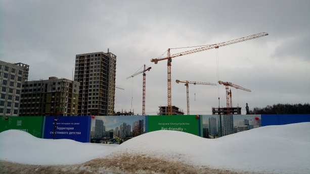 Строящийся Жилой комплекс Бунинские кварталы от ГК А101.