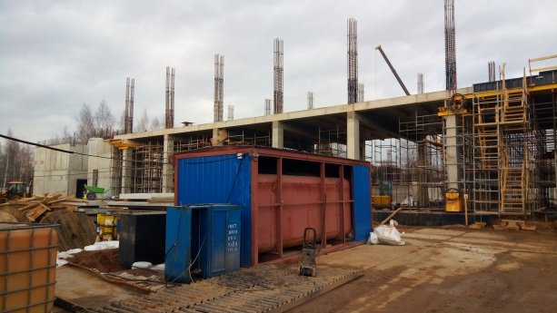 Строительство производственного корпуса Диагностика-М в Алабушево.