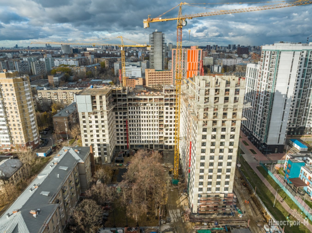 Строящийся ЖК Семёновский парк 2 от девелопера РГ Девелопмент.