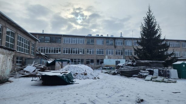 Капитальный ремонт здания «Фруктовской школы» в Луховицах.