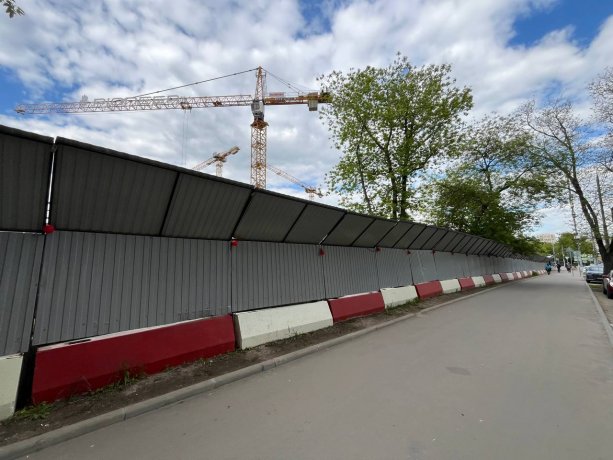 ​Строительство нового офисного бизнес-центра «Рябушинский»