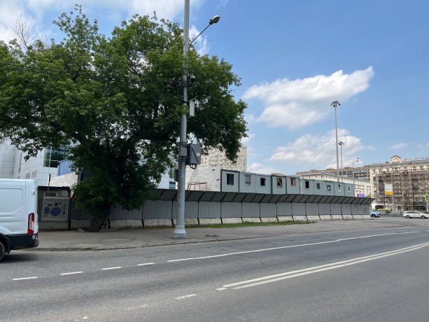 Строительство нового ледового дворца ЦСКА на Ленинградском проспекте, 39.