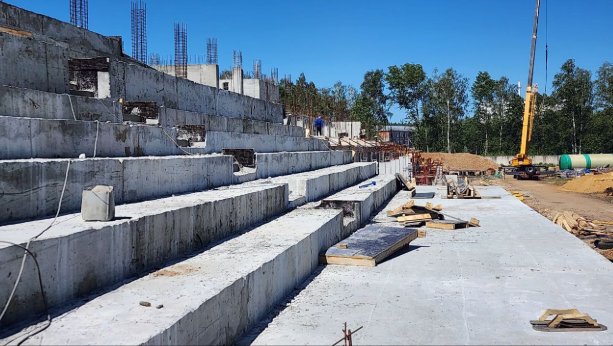 Реновация Луховицкого стадиона «Спартак».