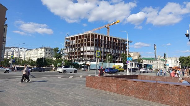 Строительство гостиницы на Никитском бул. 6