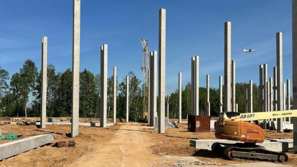 Строительство распределительного центра Henderson.