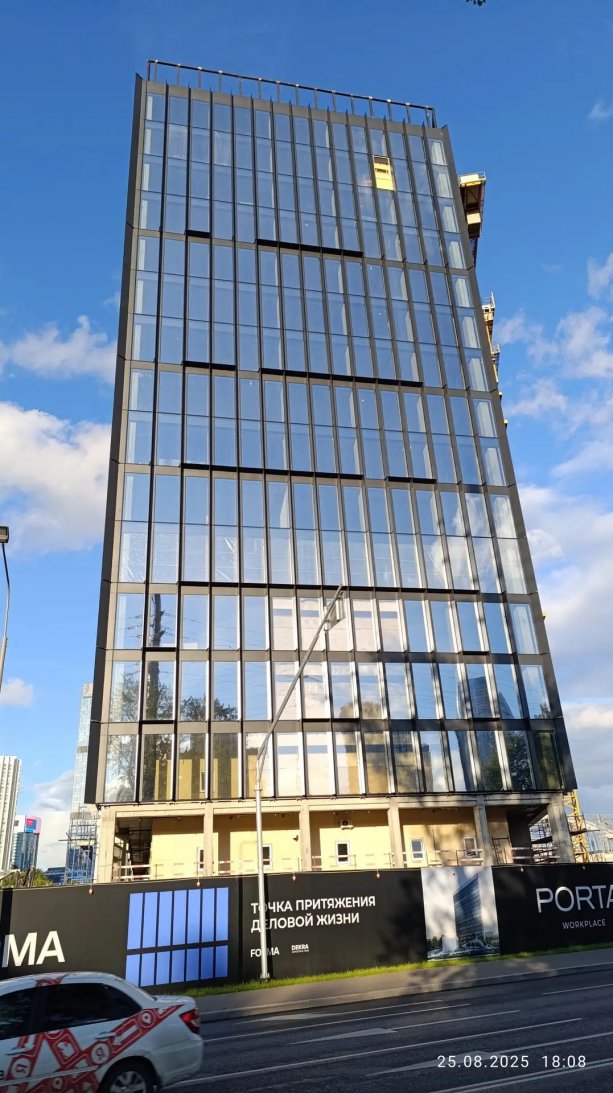 Строящийся ​Деловой центр Porta Workplace от девелопера Forma