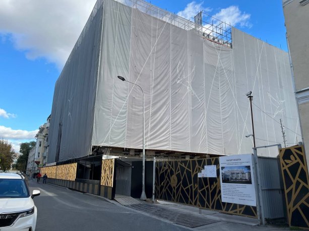 Строительство гостиницы Quartier dor Большая Татарская  21