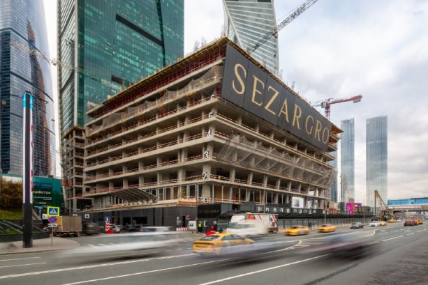 Строительство Sezar Tower участок 20, участок 4 Москва-Сити.