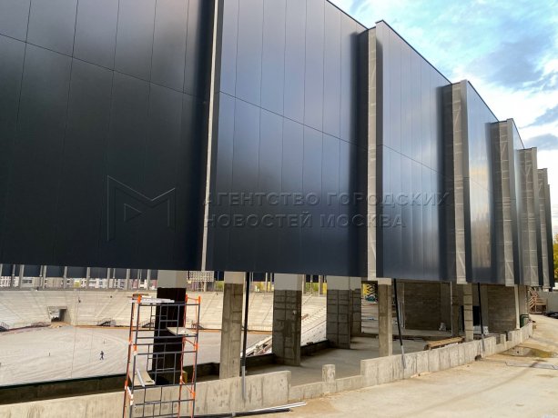 Строительство стадиона Торпедо Москва.
