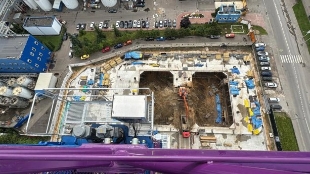 Строительство Бизнес-центра LIGHT CITY на 2-й Магистральной ул., 3 в Москве.