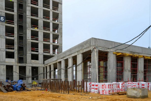 Строящийся «Квартал Строгино» от девелопера Самолет.