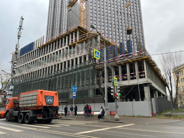 Новый строящийся Бизнес-Центр  улица Ходынская вл. 2/9.