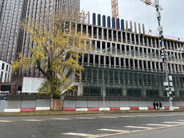 Новый строящийся Бизнес-Центр  улица Ходынская вл. 2/9.