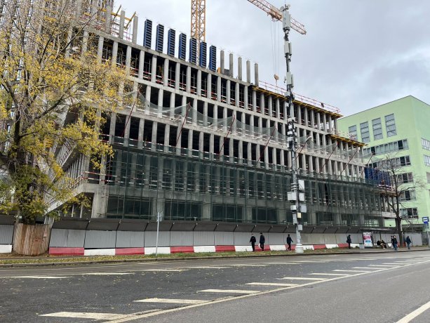 Новый строящийся Бизнес-Центр  улица Ходынская вл. 2/9.