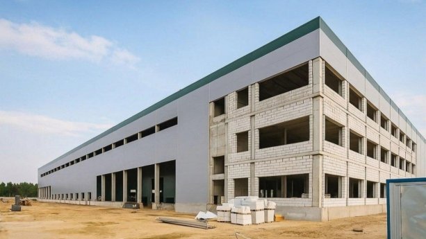 Строительство завода доработки мебельных деталей в Щелково.
