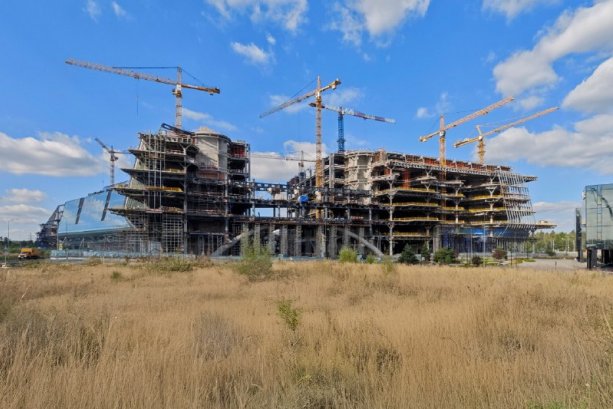 Уникальный строящийся Технопарк СберБанк в Сколково.