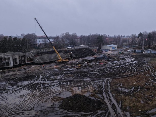 Масштабная ​реконструкция стадиона «Русич» в Ликино-Дулёво Орехово-Зуевского округа.