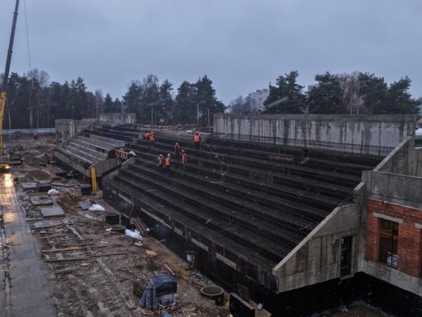 Масштабная ​реконструкция стадиона «Русич» в Ликино-Дулёво Орехово-Зуевского округа.
