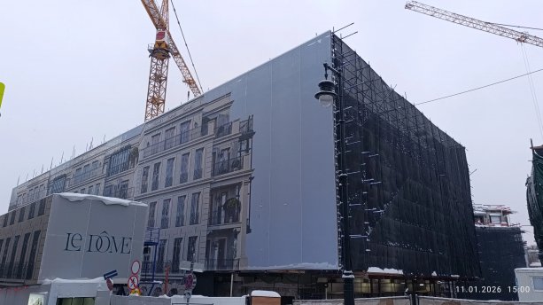 Строящийся клубный дом LE DOME элитного класса.