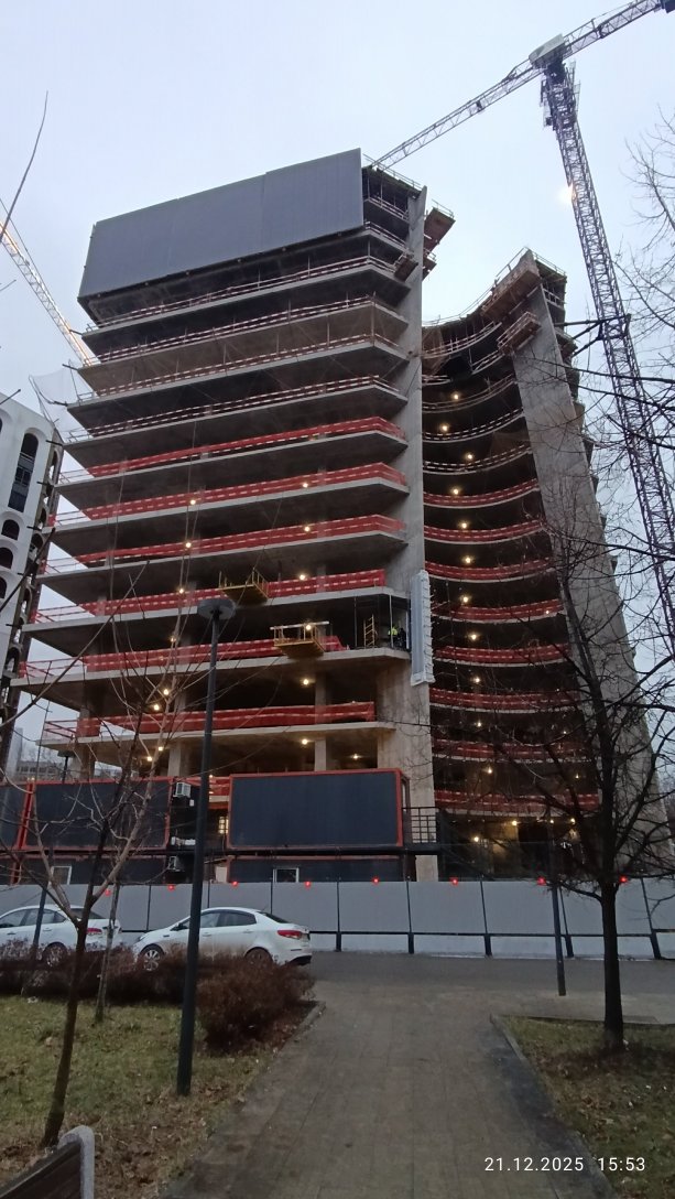 ​Новый строящийся Бизнес-центр Можайский Вал, вл. 7.