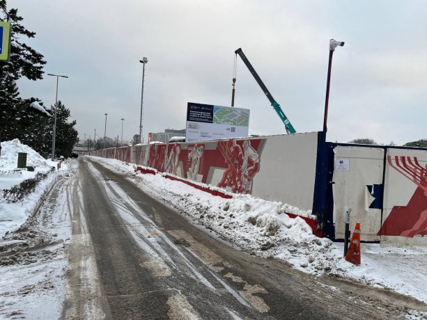 Строительство арены в «Лужниках» для ХК «Спартак​.