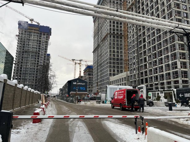 Строящийся квартал SET квартальной застройки.