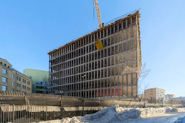 Новый строящийся Бизнес-Центр  улица Ходынская вл. 2/9.