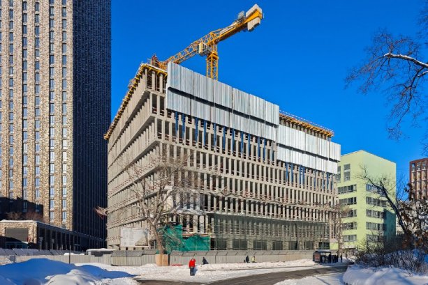 Новый строящийся Бизнес-Центр  улица Ходынская вл. 2/9.