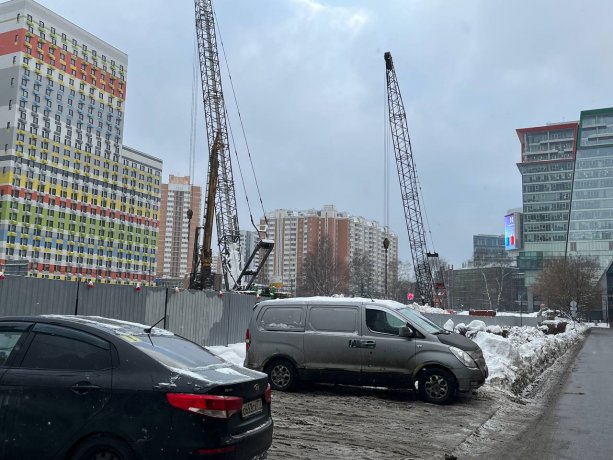 ​Строительство многофункционального комплекса NEXUS by Akvilon​ на ул. Ярцевская, 21/1