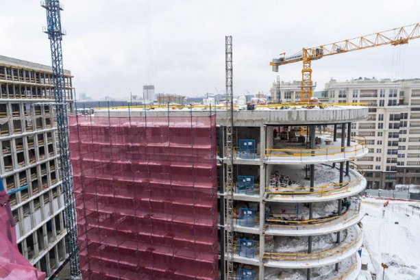 Строящийся элитный клубный город-парк  «Фрунзенская набережная».