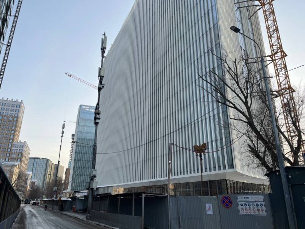 Строительство нового бизнес-центра по адресу: 1-я ул. Ямского Поля, вл. 17.