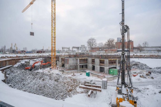 Строительство квартала ULTIMA CITY на ул. Южнопортовая, вл. 21 в Москве