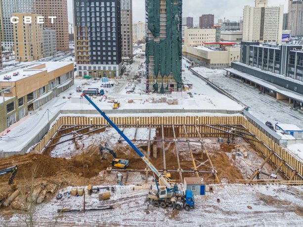 Строящийся Жилой Небоскреб Свет | Дмитровское шоссе,83а