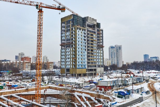 Legenda строит Бизнес-Центр Северный речной порт.