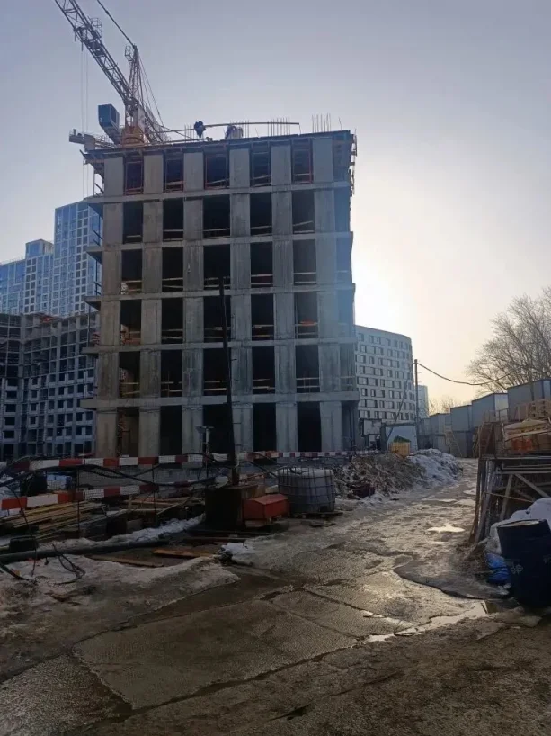 Строящийся жилой комплекс «Михалковский» от РГ Девелопмент.