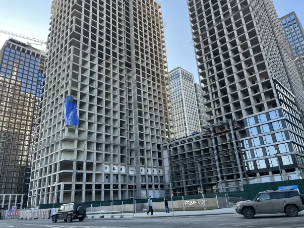 Новый строящийся корпус Prime park на Ленинградском пр. 37