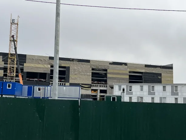 Строительство научно - индустриального парка деревня Елино.