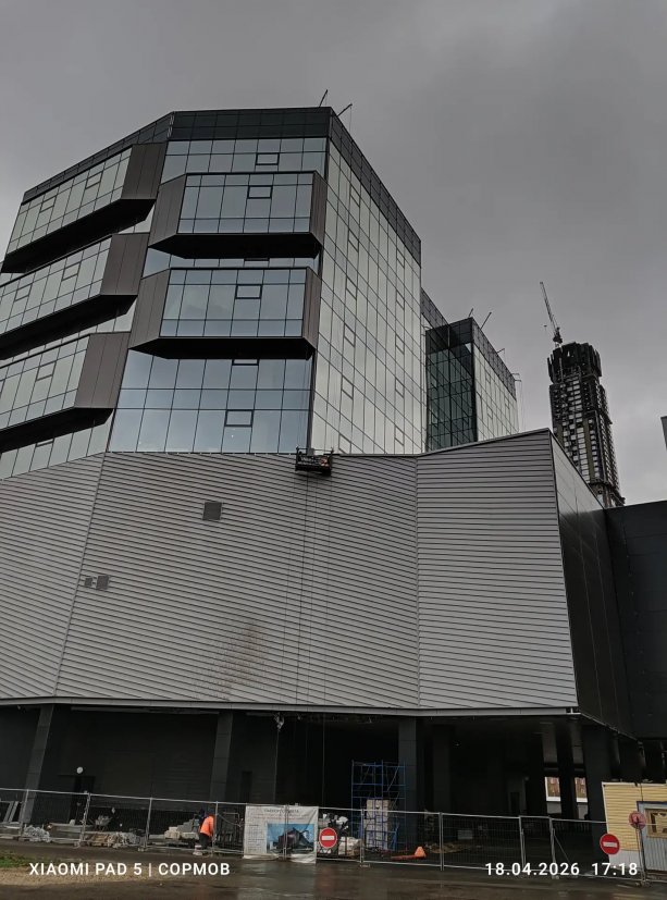 Строительство ТРЦ «Гагаринский» 2 на Орджоникидзе.