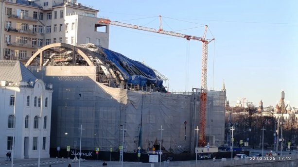 Реконструкция кинотеатра «Ударник» на улице Серафимовича.